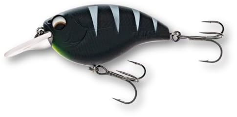 LMAB Crankbait 5,5 cm Power Vibe 55F - 3 Lauftiefen, Floating - Wobbler Barsch, Crankbait Wobbler, Kunstköder Angeln, Barsch Wobbler, Spinnfischen Köder