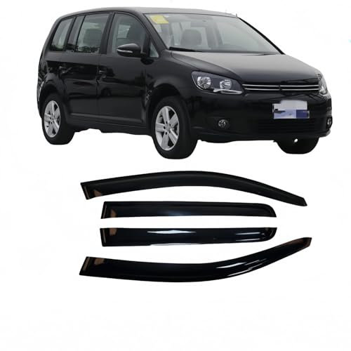 Auto Windabweiser Set Für VW Für Touran 5-Sitz 2006-2015 Autofenster Visier Deflektor Sonne Regen Deflektor Wachen Abdeckung Trim Regenabweiser
