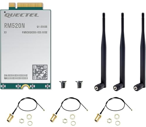 youyeetoo RM520N-GL IoT 5G Global Band Modul, 5G Sub-6G Mini PCIe M.2 Tarjeta de red para ordenador portátil (módulo 5G)