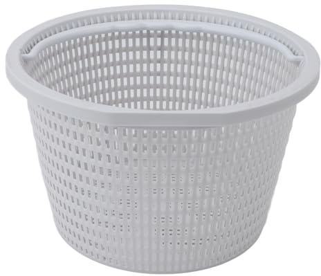 Pssopp Skimmer Basket Replacement, Plastic Pump Pool Accessories for Swimming Easy Installation Wide Applications