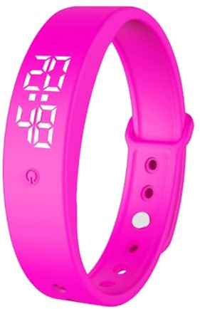 Bracciale Con Sveglia Vibrante - Orologio Con Timer A Vibrazione Silenziosa | Orologio Promemoria Medico | Fascia Per Fitness Tracker Di Attività | Per Bambini Adulti Uomini Donne Adolescenti