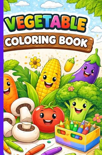 VEGETABLE COLORING BOOK