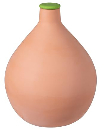 Relaxdays Olla, 3 Liter, Ton, wurzelnahe Bewässerung, Hochbeet & Gewächshaus, weniger Wasserverlust, terrakotta