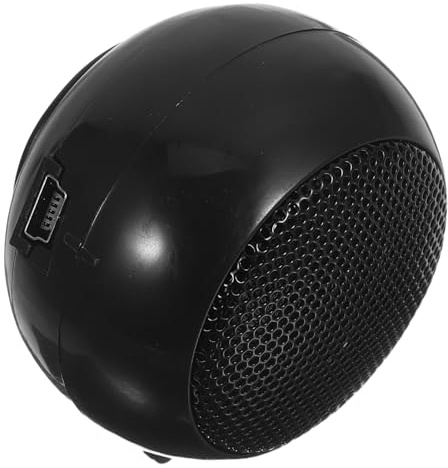 NUOBESTY Kompakter Externer Lautsprecher mit 3,5-mm Klinkenanschluss und USB Akku Abs und Eisengehäuse Geeignet für Laptop Handy und Audio Geräte Version 2.1