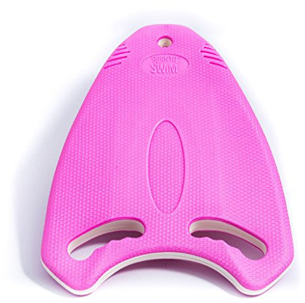 BornToSwim Robust Multi-Schwimmbrett Trainingshilfe Kickboard, Rosa/Weiß, 40 x 30 x 3 cm