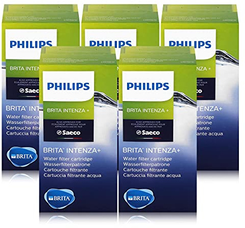 Philips Saeco CA6702/10 Brita Intenza+ Lot de 5 cartouches filtrantes