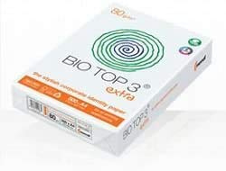 BioTop 3 Extra Kopierpapier 100g TCF von Mondi DIN A5-500 Blatt Bio Top 3