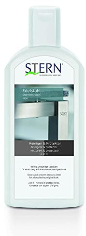 Stern Edelstahl Reiniger und Protektor • Schutz und Pflege für Gartenmöbel mit Edelstahloberflächen • schonende und umweltfreundliche Anwendung • 500ml