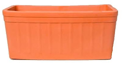 Jardinera barro ancha 80x21 cm