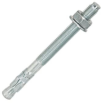 Isolbau Bolzenanker - Schwerlastanker aus verzinktem Stahl mit ETA Zulassung, Option 7 - M10 x 120 mm, fixierbare Dicke: 50 mm - 10 Stück