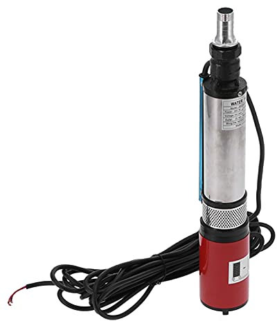 JMorCO Pompe à Eau Solaire, débit de 5 m³/Heure Grande Pompe Submersible à puits Profond avec Baril épais pour Le Remplissage du réservoir pour l'abreuvement du bétail