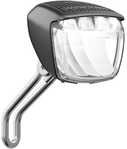 Busch & Müller Unisex - Adult Lumotec BRIQ-S T Senso E Front Headlight, Black, 60 lux
