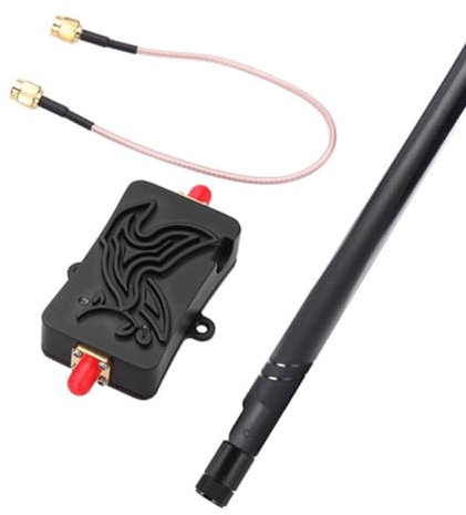 Booso Routeur Amplificateur sans WiFi 4W 4000mW 802.11b/G 2.4Ghz WLAN ZigBee BT Amplificateur de Signal avec Antenne TDD (Prise UE)