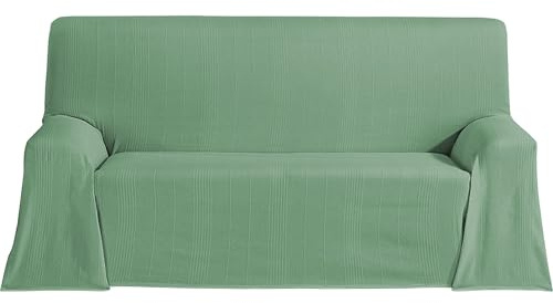 ECOMMERC3 Couvre-lit Multifonction léger et élégant pour canapé ou lit Vert 180 x 260 cm
