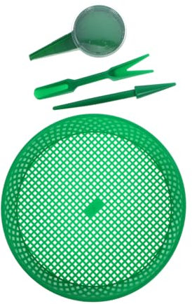 COOPHYA 1 Set Setaccio per Giardinaggio Rete Strumento Manuale per Filtrare per Separare e Detriti Kit per Giardinieri e Agricoltori