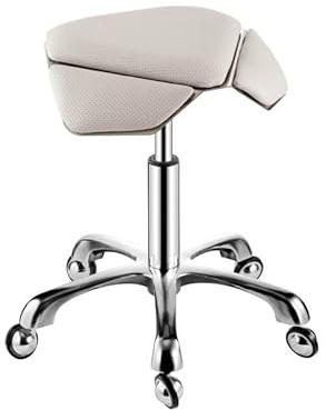 Sillón ergonómico, taburete rodante de altura ajustable con inclinación, diseño giratorio para dibujo y uso médico, color versátil 3