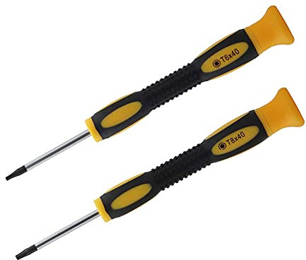 Cacciavite Torx T6 e T8 con foro, T6H T8H Torx Set di cacciaviti di sicurezza compatibile con Xbox One Xbox 360 Controller Strumento di riparazione