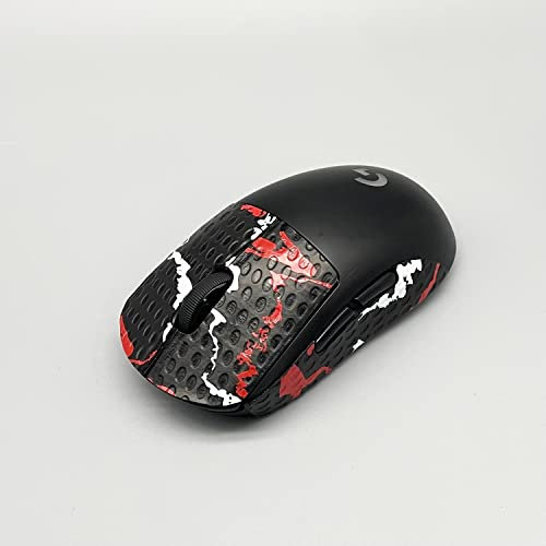 2Duck Ruban Adhésif Antidérapant pour Souris, Autocollant De Skins De Lézard Résistant À La Sueur for Logitech G Pro Wireless/G Pro X Superlight Gaming Mouse, Joueur Professionnel DIY Trousse