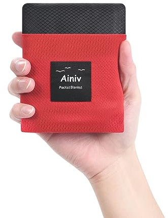 Ainiv Mini Picknickdecke, Ultraleicht tragbare Stranddecke, Sandabweisende Camingmatte, Ultraleicht Kompakt Strandtuch, Outdoor Decke für Strand, Reisen, BBQ, Picknick, Camping und Wandern 140 x 180cm