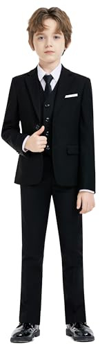 Almighty Magic Boys Slim Fit Suits for Boys Suit Set Boy Dresswear Ring Bearer Outfit Kids Suits Boy Wedding Dress