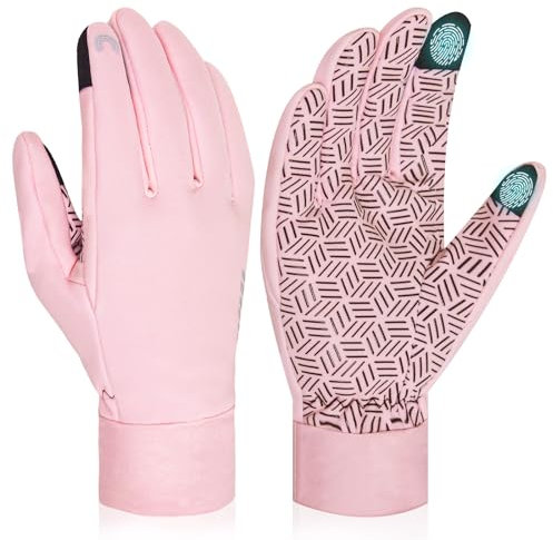 RIGWARL Winterhandschuhe Herren Damen, wasserdichte Touchscreen Fahrradhandschuhe Herren, Thermohandschuhe Winddicht Handschuhe Damen für Reiten Laufen Motorrad Wandern Radfahren, Spazieren