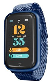 Techmade Smart Watch Steps Metal Blue Blu Blu Diademita Gioielli e orologi Negozio online > Orologi da uomo > SmartWatch TM-Steps-MBL, Blu, Unisize