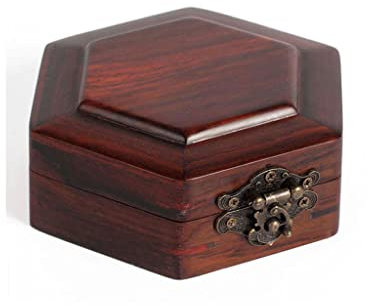 AJYBYUKJ Mahagoni Schmuckschatulle Vintage Box Vintage Schmuckschatulle Massivholz Aufbewahrungsbox Retro Hochzeit Geschenkbox (AS-Code) Beauty Comes