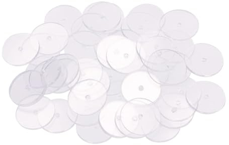 QEQSHQO 30PCS Piercing Disc, Keloid Disc, Clear Disc Pads, zu stabilisieren Ohrringe, Stopper Earlobe Unterstützung, Patches, für Piercing Bump, Anti Wildfleisch (7mm, 9mm)