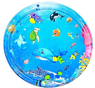 Inflatable Water Mat, Pet Play Mat, Cat Water Sensor Mat, Foldable Design for Floors, Tiles, Lawn, Inflatable Pool