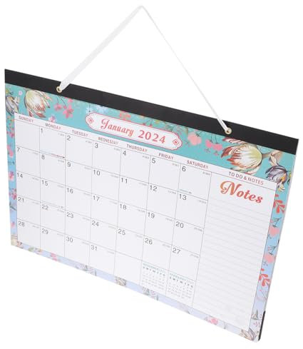 CAXUSD Wandkalender Monatlich Kalender Aufhängen Für Familie Familienwandkalender Monatskalender -2025 Notizblock-design Kalender