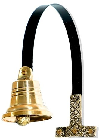 ANTIQUANA Door Chime for Business When Entering - Shopkeepers Bell for Door Opening - Door Bell for Door Opening Solid Brass Metal Door Bell for Business Entry - Door Entry Chime Bell Ringer