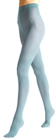 VENEZIANA NUOVA Satinelle 40 DEN Collant Colorati Donna - Microfibra - Opachi E Resistenti - Eleganti - Adatti Per Ogni Occasione - Calze Comode E Morbide - Alta Qualità - Paese Blu - M