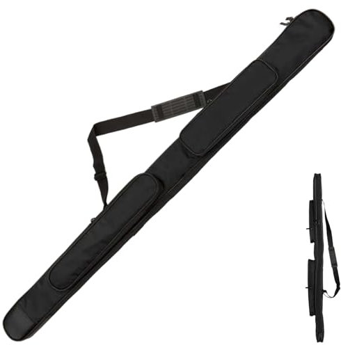 HJHUUA 117 cm svart enkellager svärdväska, kan rymma 1 svärd, vattentät Oxford-tyg svärdväskor, bärbar ryggsäck, lämplig för Bokken, Katanasvärd, tai Chi-svärd, kampsport svärd