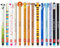Legami, Set mit 14 radierbaren Gelstiften mit thermosensitiver Radier-Tinte, verschiedene Tintenfarben und Gehäusedesigns, 0,7 mm Spitze, Tiermotive
