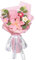 Luckwaii Ramo de tulipanes artificiales de ganchillo, regalos para mujeres, decoraciones de flores preservadas para siempre, hechas a mano, tulipán rosa falso para el día de la madre, boda