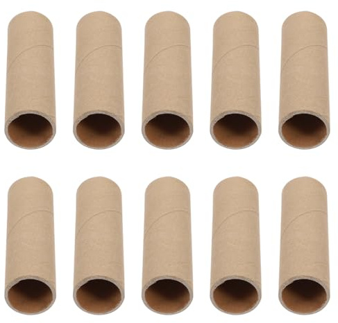 Gatuida 15 tubi di cartone rotondi per artigianato, robusti rotoli di carta con superficie liscia e pulita, per progetti fai da te, lezioni d'arte, stoccaggio, trasporto, spessore interno