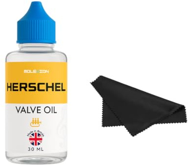 Molevion Herschel Valve Oil 30ml – Premium Fast-Action Lubricant for Trumpet, Cornet, Euphonium & Other Brass Instruments – Smooth Performance & Corrosion Protection