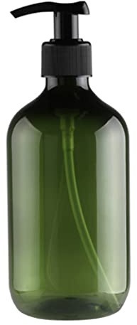 Flacone con pompa, Flacone con pompa vuoto ricaricabile da 300 ml per dispenser di liquidi per shampoo lozione, contenitore per gel doccia, Verde