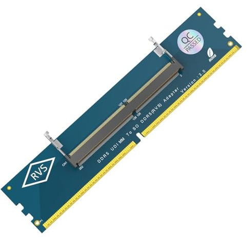 LeHang Laptop DDR5 RAM a SO DDR5 U-DIMM Desktop Adapter Card, Memory Tester SO DDR5 a DDR5 U-DIMM Convertitore