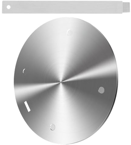 JOINPAYA Diffuseur de Chaleur en Acier Inoxydable 160 Mm X 3,4 Mm pour Plaque Induction et Cuisinière Gaz, Plaque Métallique D'adaptation la Cuisine, Disque Convertisseur Thermique