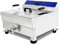 VERTES Friggitrice in acciaio inox 28L, 4500W, 230V, principio della zona fredda, temperatura regolabile in continuo 50-200°C, rubinetto di scarico, cestello per frittura, pulsante di reset