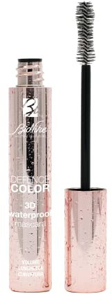 Bionike Defence Color - 3D Waterproof Mascara, Effetto Incurvante e Allungante, Dona Ciglia Volumizzate e uno Sguardo Intenso, Nero, 11 ml