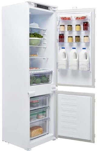 Beko HarvestFresh™ BCND4VE73 178cm High 70/30 Integrated No Frost Fridge Freezer with Sliding Door Fixing Kit - White - E Rated