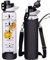 Seekua 1l Large Glass Water Bottle with Straw & Time Markings 1 litre Big Motivational Glass Drinking Bottle BPA free Leakproof
