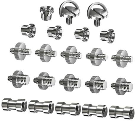 Gatuida 66pièces Jeu De Vis Adaptation pour Montages De Caméra Convertisseur Fileté Pouce à Pouce Accessoires Universels pour Trépieds Et Appareils Photo