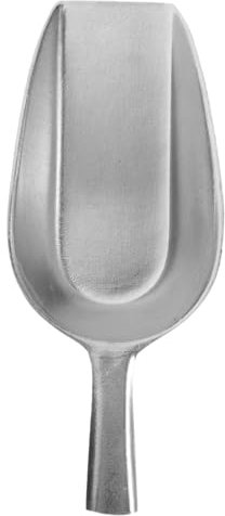 Mikinona Pala De Metálica Portátil para Alimentación De Animales Herramienta De Distribución De Alimentos y Ligera para Granjas y Jardines