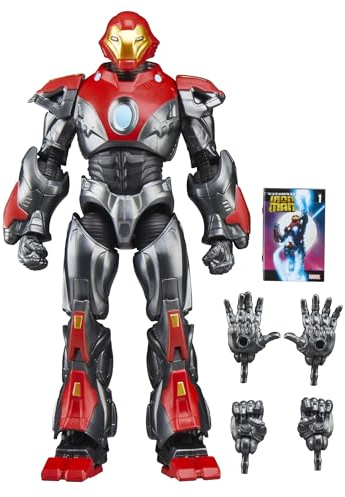 Marvel Legends Series Ultimate Iron Man Action Figure, Red and Gold