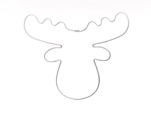 Elchkopf 6,8 cm Edelstahl Ausstecher Ausstechform Keksausstecher Elch RentierFormina