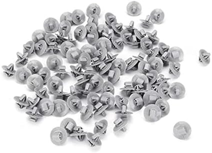 Viviance 100Pcs Porte Garniture De Voiture De Fixation Clip d'attache Pare Chocs Panneau De Fixation compatibile con Renau-lt trafic Master Kangoo Ive-co Daily Niss-an Primastar Op-el Vivaro