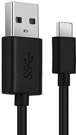 CELLONIC Camera USB Cable Replacement for Fuji FujiFilm X-T3 FujiFilm X-T30 FujiFilm GFX 50R GFX100 Charger 1m Lead Fast Charging Data Cable 3A File Transfer - Black